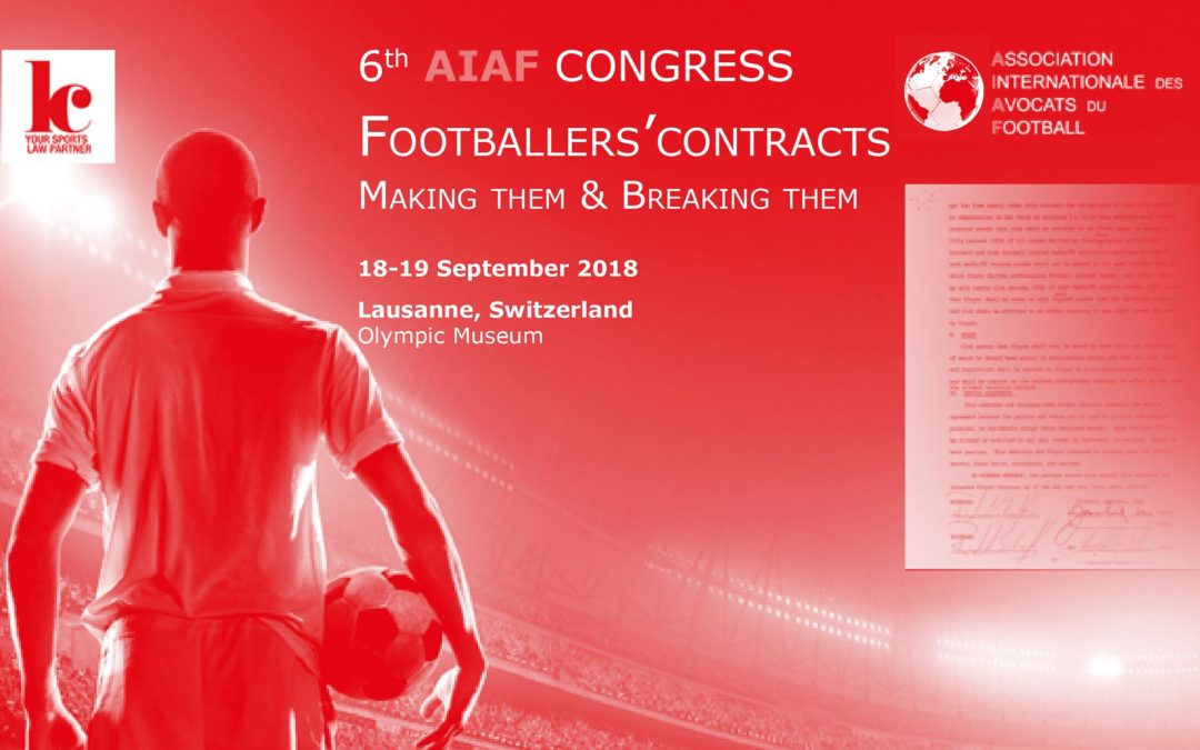 6th AIAF Congress – Lausanne 2018